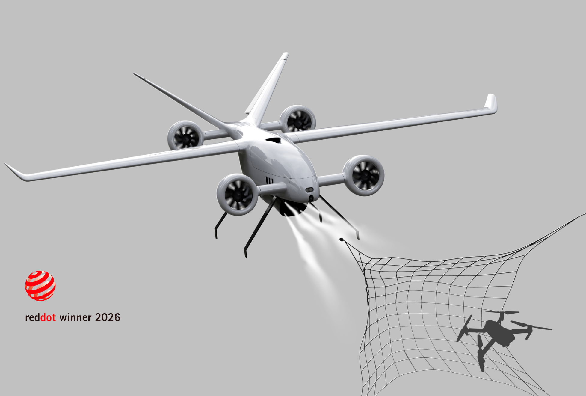 Airbility Wins Red Dot Design Award for Korea’s First Counter-Drone (C-UAS) Interceptor